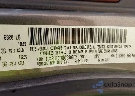 2013 Jeep Grand Cherokee Overland from USA, damaged, VIN 1C4RJFCT6DC590867